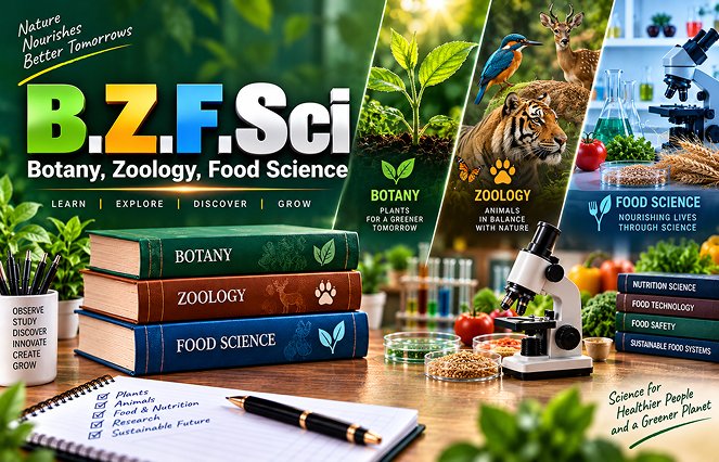 B.Z.F.Sci students at Vivekavardhani College
