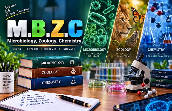 M.B.Z.C students at Vivekavardhani College
