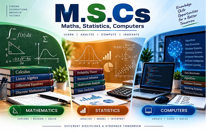 M.S.Cs students at Vivekavardhani College