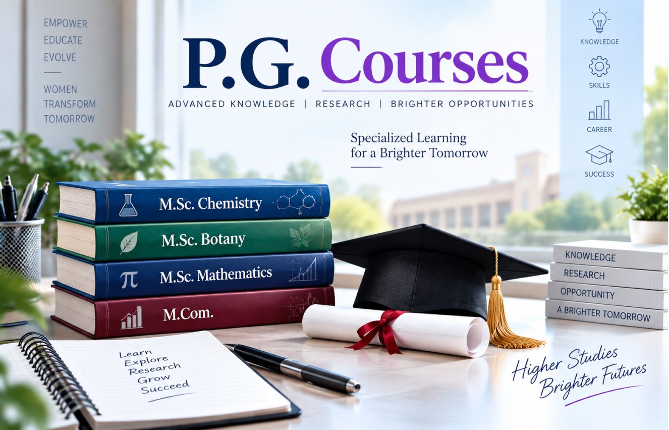 Postgraduate students at Vivekavardhani College