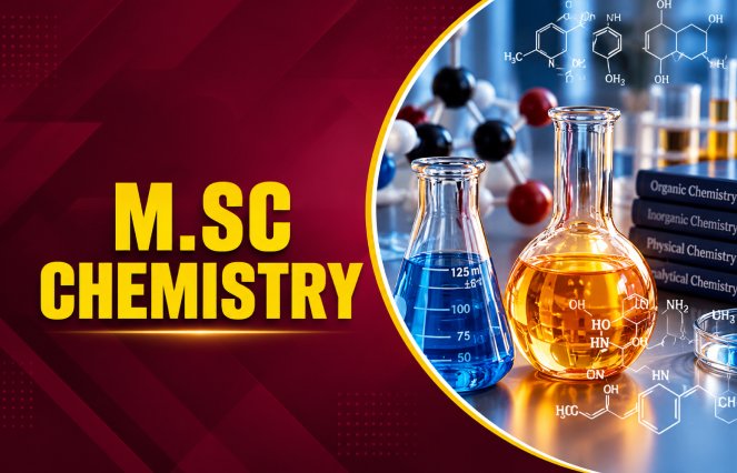 M.Sc. Chemistry students at Vivekavardhani College